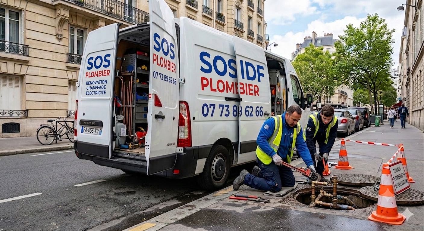 Artisan plombier Paris intervention rapide urgence